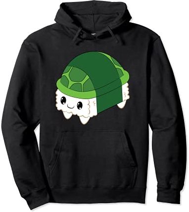 Cute Turtle Sushi Kawaii Anime Japanese Felpa con Cappuccio