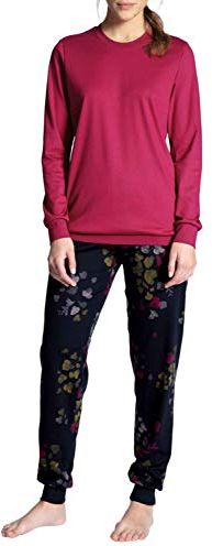 Midnight Flowers Set di Pigiama, Lapis Blu Scuro, L Donna