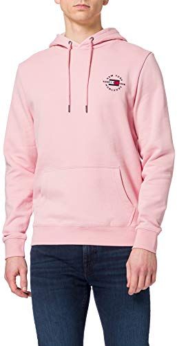 Circle Chest Corp Hoody Felpa con Cappuccio, Glacier Pink, M Uomo