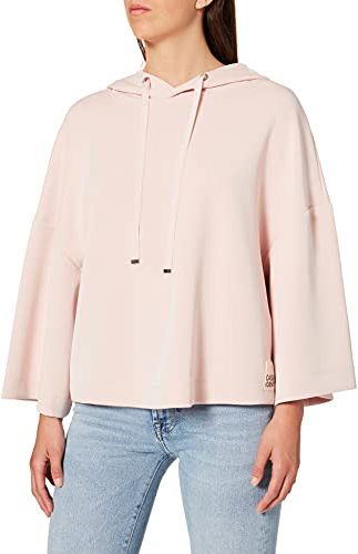 Sweatshirt 3/4 Arm Felpa con Cappuccio, 4056 Light Pink, S Donna