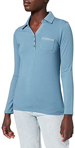 Polo Thermolactyl T-Shirt, Blu (Acier 38160-08310-), 46 (Taglia Produttore: 42/44) Donna