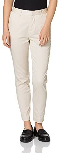 Bell – Chino im Slim Fit aus Bio-Baumwolle Pantaloni, 0001 Bianco, 30W x 32L Donna
