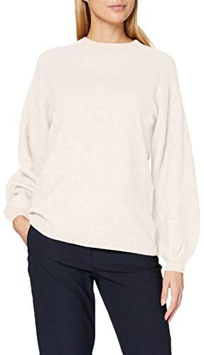 090eo1i318 Maglione, Bianco (110 / off White), IT: M (Taglia del Produttore: S) Donna