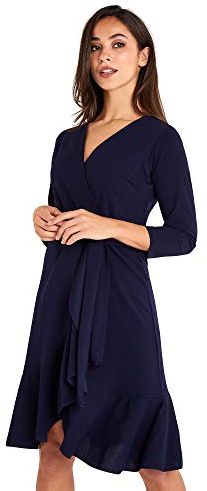 Wrap Front Dress Vestito da Cocktail, Marina Militare, 44 Donna