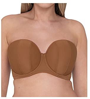 Luxe Reggiseno Senza Bretelle, Marrone (Caramel Caramel), 3Hh (Taglia Unica: 34Hh) Donna