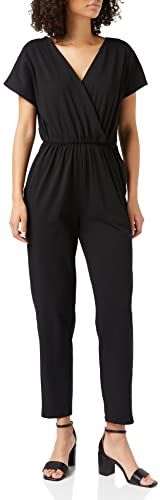 Peopletree Oliana Jumpsuit Tuta Intera, Nero (Black BK), 42 (Taglia Produttore: 10) Donna