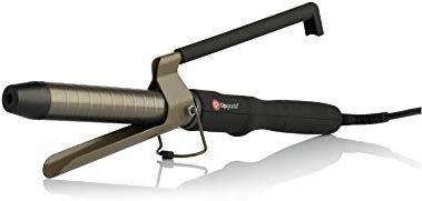 Ferro Arricciacapelli Con Pinza TitaniumPro 13 mm - Curling Iron Professionale Stretto per Capelli Ricci