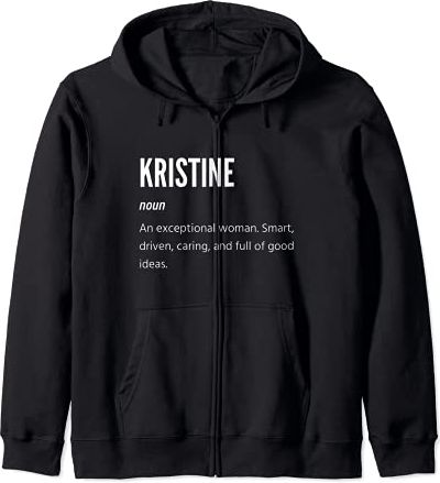 Kristine Gifts, Noun, Una donna eccezionale Felpa con Cappuccio