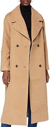 Maxi Coat Giubbotto, Beige (Beige 250), 44 (Taglia Unica: 38) Donna