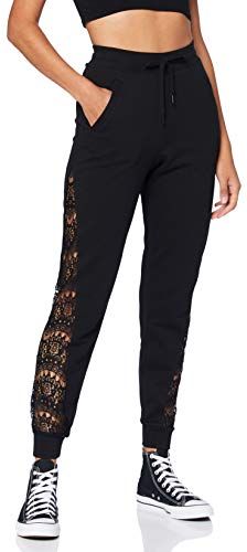 Hosen Pantaloni Casual, Black, 44 Donna