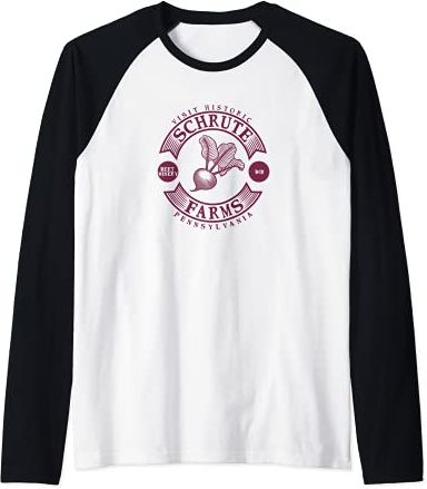 Fattorie Schrute Maglia con Maniche Raglan