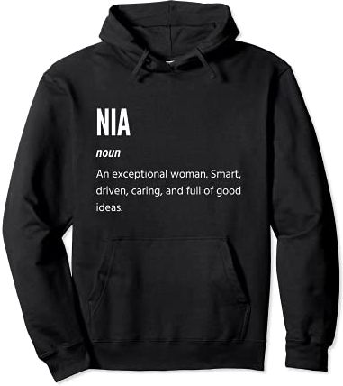 Nia Gifts, Noun, Una donna eccezionale Felpa con Cappuccio