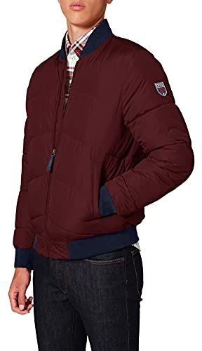 Bomber Puffer Jacket, Rosso (Port Royale 606), L Uomo