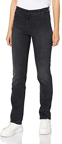 Edition Straight Fit Jeans, Grigio Denim, W46 Donna
