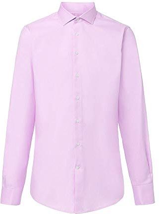 Hackett Clothing Poplin Single Cuff, Camicia formale Uomo, Rosa (Pink), 15(UK)