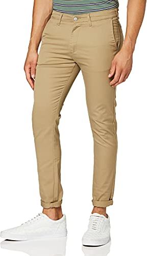 85 Chino Pantaloni, Beige (risciacquato), W36 / L32 Uomo