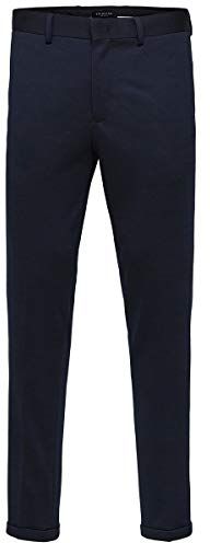 Slhskinny-Jersey Pants B Noos Pantaloni, Blu (Night Sky Night Sky), W33 (Taglia Produttore: Small) Uomo