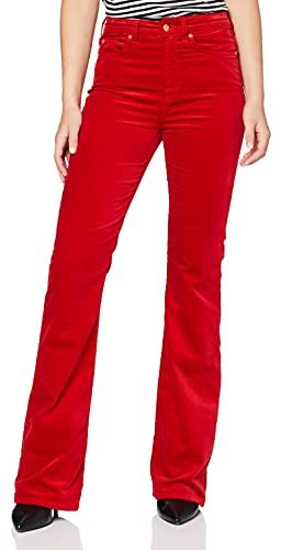 Lua Jeans Bootcut, Rosso (Red Re), W24/L33 (Taglia Unica: 24) Donna