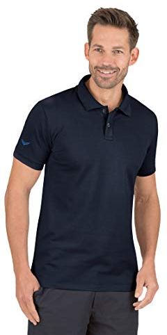 Herren Polo-Shirt elast. Piqué, Polo Uomo, Blu (Nave 046), Large (Tallia Produttore: Large)