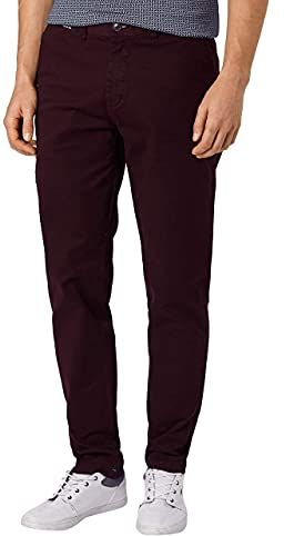 Stuart-Classic Chino Pantaloni, Viola (Aubergine 3499), W32/L32 (Taglia Produttore: 32/32) Uomo