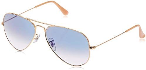 RB3025 Aviator Occhiali da Sole Unisex Adulto, Oro (001/3F 001/3F), 62 mm