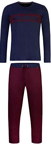 Pyjama 1/1 Pigiama, Blu (Mazarine Blue 505.0), M Uomo