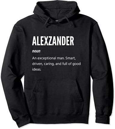 Alexzander Gifts, sostantivo, un uomo eccezionale Felpa con Cappuccio