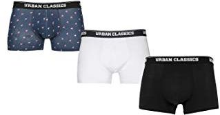 Shorts 3-Pack Boxer a Pantaloncino, Flamingo AOP+Wht+Blk, 4XL Uomo