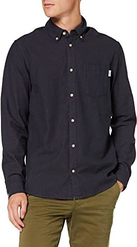 Tommy Jeans Tjm Two Tone Oxford Shirt Camicia, Blu (Blue Cbk), Medium Uomo