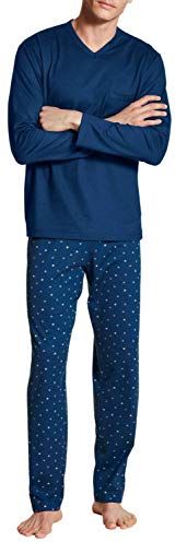 Relax Imprint Pyjamaset Set di Pigiama, Pottery Blue, Small Uomo