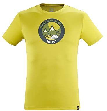 Dreamy Peaks T-Shirt, Wild Lime, XL Mens