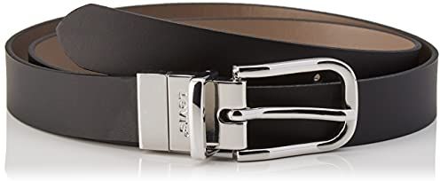 Feminine Reversible Belt Cintura, Regular Black, 110 cm Women's