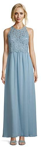 8079/4000 Vestito Elegante, Blu (Aqua Blue 8391), 40 Donna