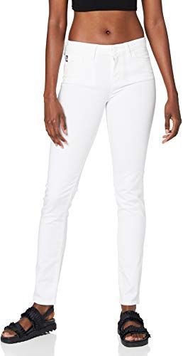 Hosen Pantaloni Casual, Optical White, 25 Donna