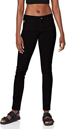 Hosen Pantaloni Casual, Black, 30 Donna