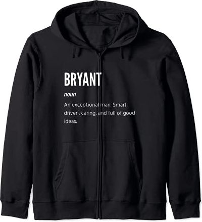 Bryant Gifts, sostantivo, un uomo eccezionale Felpa con Cappuccio