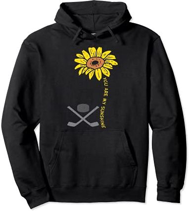 Sunflower Sunshine Ice Hockey Vintage Sports Men Women Kids Felpa con Cappuccio