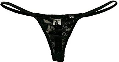 String Slips Men's Hollow Thong Lace Male Bound T-Back Jacquard Underwear G-String Nightwear
