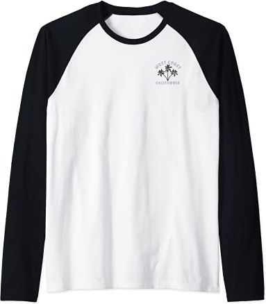 California West Coast Front Back Maglia con Maniche Raglan