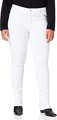 ONLBLUSH Mid Skinny BB REA0730 Jeans, White, XXL/34 Donna