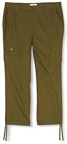 Marchio Amazon - find. Pantaloni Cargo in Cotone Uomo, Verde (Khaki), 36, Label: 36