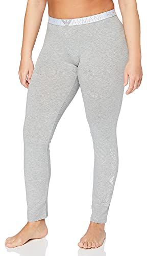 Underwear Leggings Iconic Logoband, Chiaro Grigio Melange, M Donna