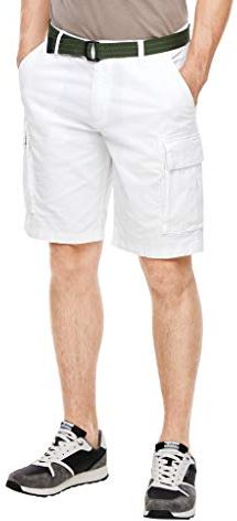 Pantaloncini Bermuda, 0100white, 31 Uomo