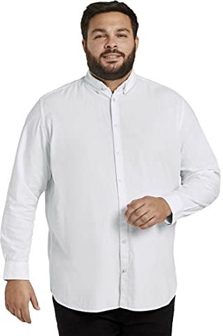 Oxford Basic T-Shirt, 20000-bianco, XXXXL Uomo