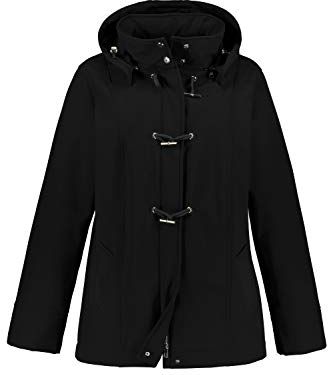 Jacke mit Knebelknöpfen Giacca con Bottoni a levetta, Schwarz (Schwarz 74905810), 58+ Donna