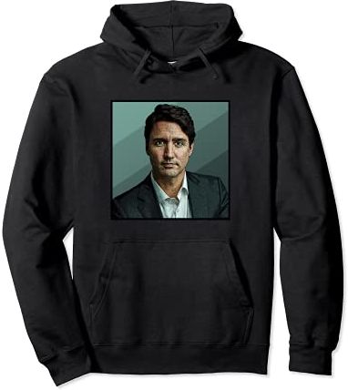 Justin Trudeau primo ministro femminista Meme Felpa con Cappuccio