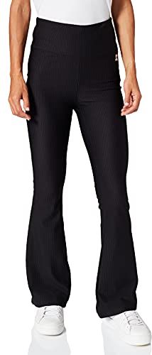 Ladies Starter Highwaist Stretch Boot Cut Leggings, Nero, XS Donna