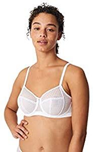 Chantelle Motif Reggiseno con Ferretto, Bianco (White 010), 4D Donna