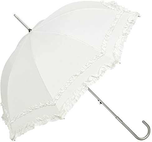 VON LILIENFELD® Ombrello Parasole Sposa Apertura Automatica Antivento Donna Mary écru