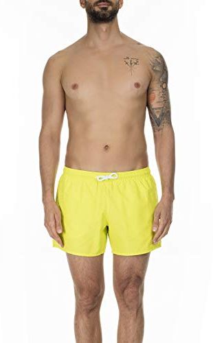 Swimwear Shorts Beachwear Essential Costume da Bagno, Giallo (Sole 02660), X-Large (Taglia Unica: 54) Uomo